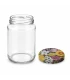 Ronde glazen potten 60 stuks - 375 ml / 450 gram, met keuze uit deksels (TO 63 mm)