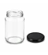 Ronde glazen potten 60 stuks - 375 ml / 450 gram, met keuze uit deksels (TO 63 mm)