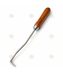 Werkhaak, houten handvat