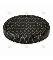 Premium uitstraling zwart raatmotief, 63 mm TO deksel, 20 stuks
