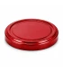 Deksel Rood, 63 mm TO , 20 stuks