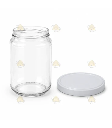 Ronde glazen potten 36 stuks - 750 ml / 1000 gram, met keuze uit deksels (TO 82 mm)