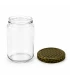 Ronde glazen potten 36 stuks - 750 ml / 1000 gram, met keuze uit deksels (TO 82 mm)