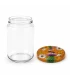 Ronde glazen potten 36 stuks - 750 ml / 1000 gram, met keuze uit deksels (TO 82 mm)