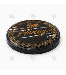Deksels "Honey modern" met bij, 82 mm TO deksels, 12 stuks