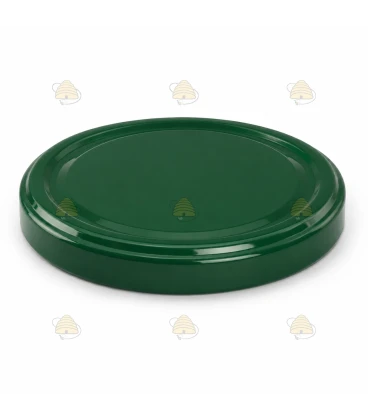 Deksels groen glanzend, 82 mm TO deksels, 12 stuks