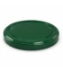 Deksels groen glanzend, 82 mm TO deksels, 12 stuks