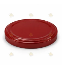 Deksels rood glanzend, 82 mm TO deksels, 12 stuks