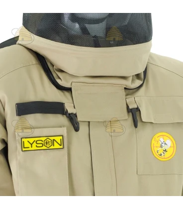 Aziatisch hoornaar pak beige - Lyson