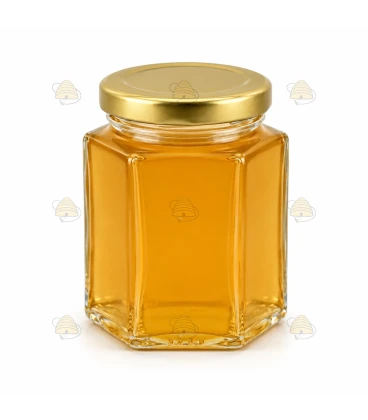 Hexagonale pot 45ml / 50g, met deksel