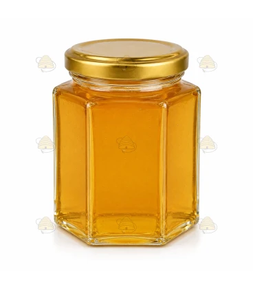 Hexagonale pot 116ml / 140g, met deksel