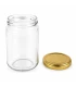 Ronde glazen potten - 290 ml / 350 gram, met deksel (TO 63 mm)