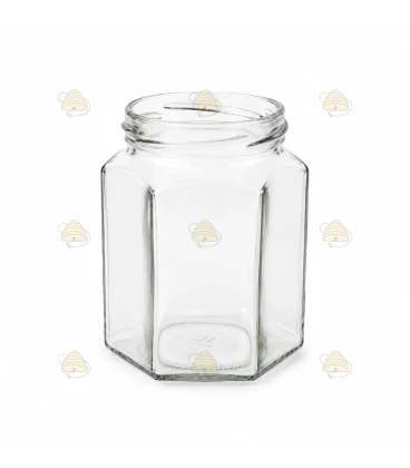 Hexagonale pot 278ml / 350g, zonder deksel