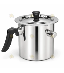 Wassmeltpan van RVS / Au bain Marie pan