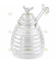 Glazen Honingpotje klein