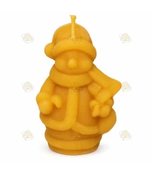 Sneeuwpop kaars