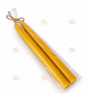 Bijenwas dinerkaars – 25 cm