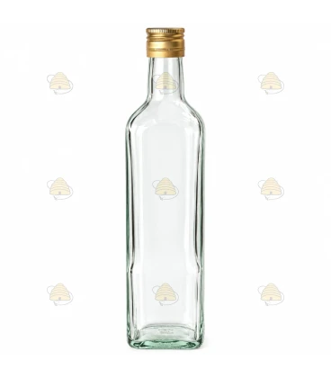 Glazen flessen Marasca 6 stuks - 500 ml, met deksel
