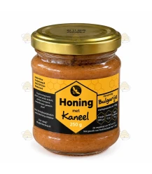 Honing met kaneel crème 250 gram
