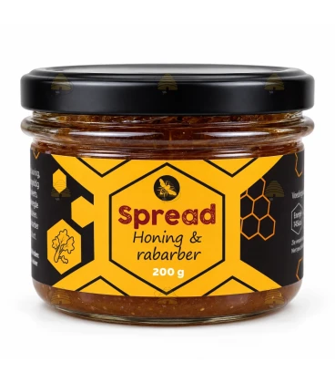 Rabarber & Honing Spread - 200 gram