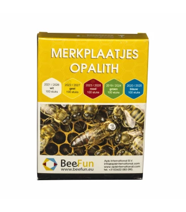 Merkplaatjes set opalith (BeeFun)