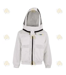 Tweedekans: Imkerjack AirFree, Engelse kap wit - BeeFun®, maat M