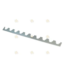 Afstandsreep Simplex 11-raams 38,5 cm alu. / gegalv. 1mm dik (per stuk)