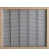 Tweedekans: Spaarkast ingekaderd koninginnerooster hout/gegalvaniseerd 47,2 x 42,1 cm