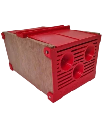 Hoornaarval groot bouwpakket (rood)